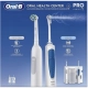 Зубной центр Oral-B Ирригатор OxyJet + Электрическая зубная щетка Pro 1 Белый/Синий 4