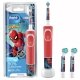 Детская электрическая зубная щетка Oral-B Vitality Kids Spiderman "человек-паук" D100.423.2K