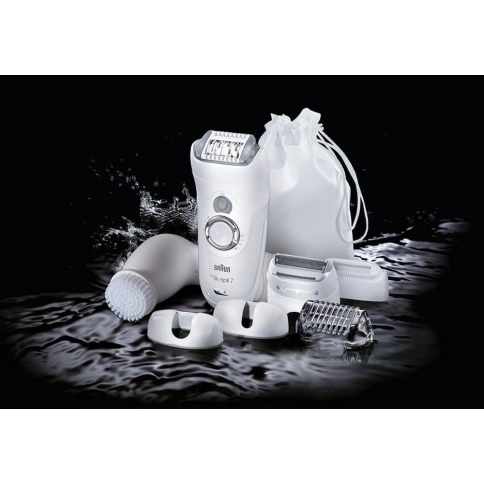 Эпилятор Braun Silk-epil 7 7569 + щеточка для лица 4