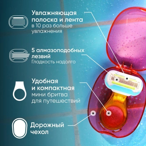 Электрическая зубная щетка Oral-B Pro 3 3500 + Женская бритва Gillette Venus Snap 25 Электрическая зубная щетка Oral-B Pro 3 3500 + Женская бритва Gillette Venus Snap 25