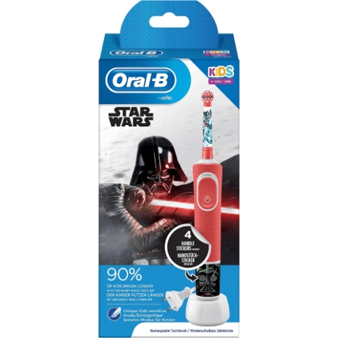 Детская электрическая зубная щеткаOral-B Vitality Kids Звездные войны с насадкой Oral-B Звездные войны 14