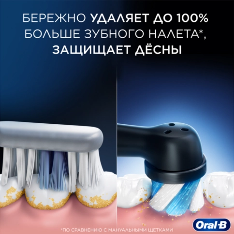 Электрическая зубная щетка Oral-B iO 3 Matt Black с насадками Ultimate Clean (2 шт) 5 Электрическая зубная щетка Oral-B iO 3 Matt Black с насадками Ultimate Clean (2 шт) 5