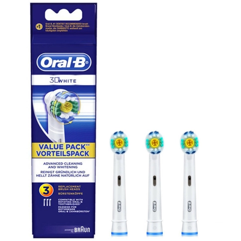 Насадка для отбеливающей чистки Oral-B 3D White (3 шт) 0