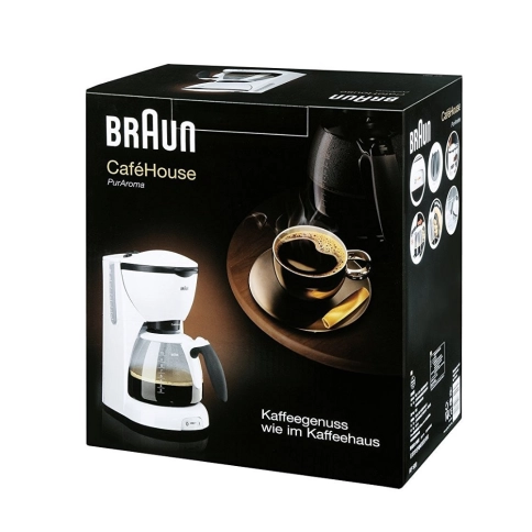 Капельная кофеварка Braun CafeHouse PurAroma KF 520/1 WH белый 2