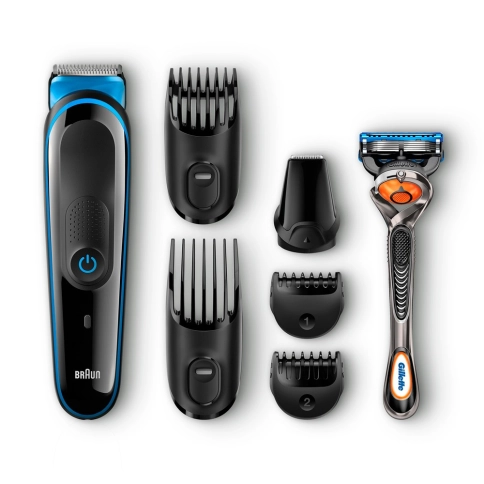Триммер универсальный Braun MGK3045, 7-в-1 + Бритва Gillette 0