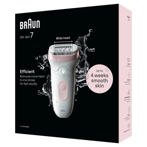Набор: Электробритва Braun Series 7 71-S1000s Silver Wet&Dry 360° + Эпилятор Braun Silk-epil 7 SE 7-000 6