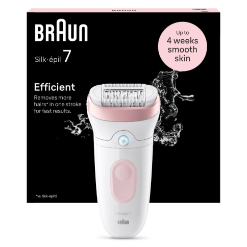 Набор: Электробритва Braun Series 7 71-S1000s Silver Wet&Dry 360° + Эпилятор Braun Silk-epil 7 SE 7-000 5