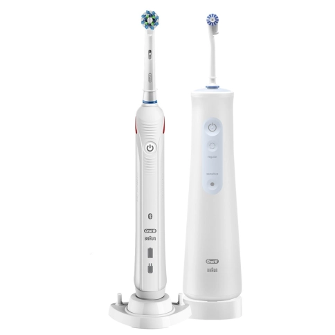 Набор Oral-B SmartSmile 4 - 4400: Электрическая зубная щетка Oral-B Smart 4 + Ирригатор Aquacare 4 (уценка) 0