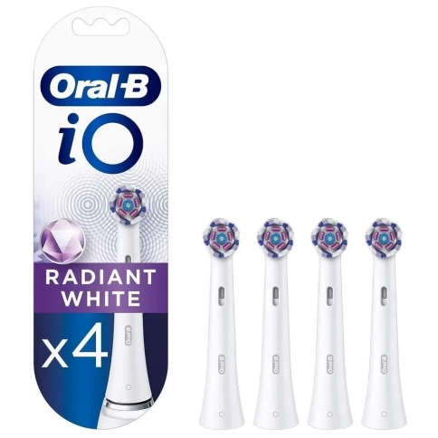 Насадка Oral-B iO Radiant White для отбеливающей чистки (4 шт) белая 8