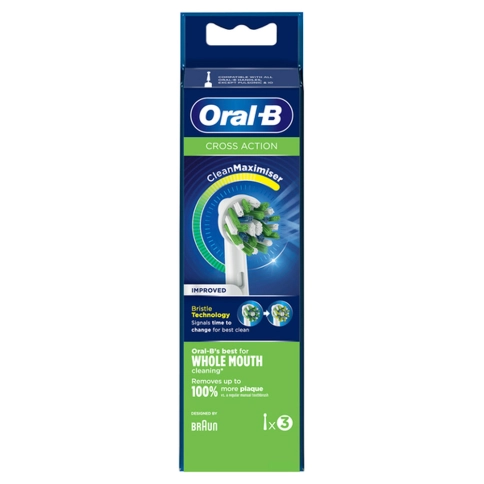 Насадка Oral-B CrossAction для эффективной чистки (3 шт) белая 13