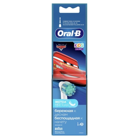 Детская насадка Oral-B "Тачки" (3 шт) 8 Детская насадка Oral-B "Тачки" (3 шт) 8