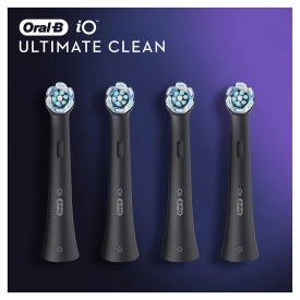 Oral-B iO Ultimate Clean для эффективной чистки (4 шт) черная