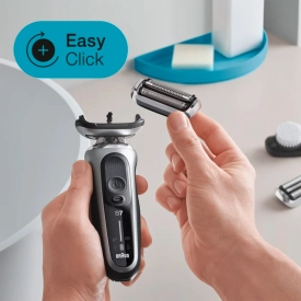 Набор: Электробритва Braun Series 7 71-S1000s Silver Wet&Dry 360° + Эпилятор Braun Silk-epil 7 SE 7-000
