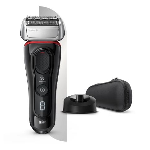Электробритва Braun Series 8 8340s с зарядной станцией и тканевым футляром 4