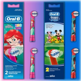 Детская насадка Oral-B "Микки Маус"/"Русалочка" (2 шт)