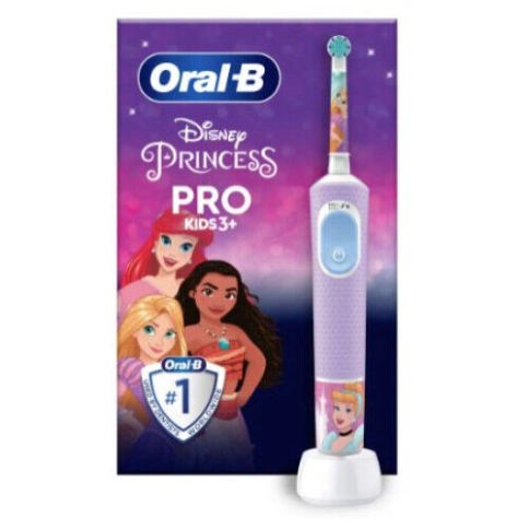 Детская электрическая зубная щетка ORAL-B Vitality Pro Princess "Принцессы" 2 режима 9