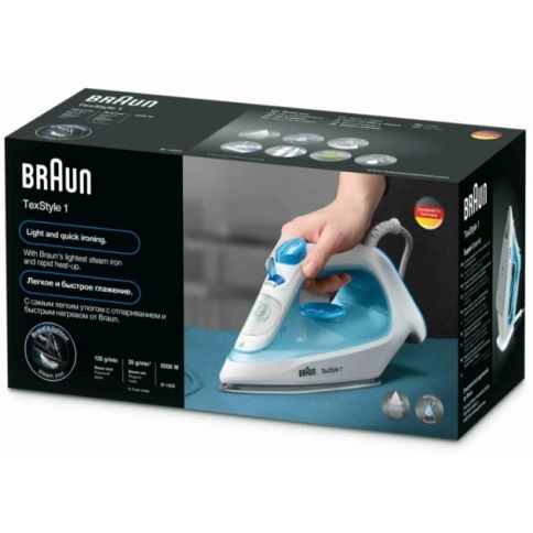 Паровой утюг Braun TexStyle 1 SI1050BL 6 Паровой утюг Braun TexStyle 1 SI1050BL 6