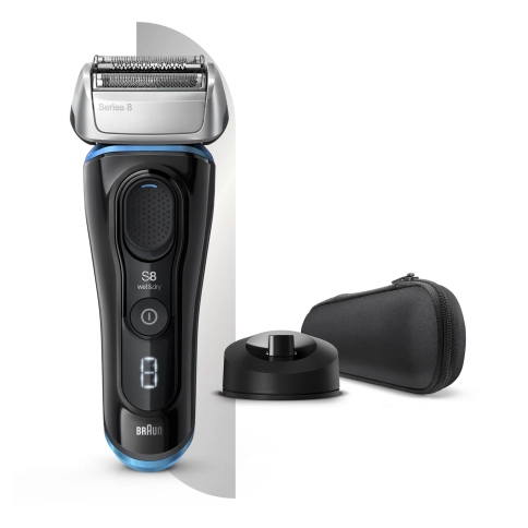 Электробритва Braun Series 8 8345s с зарядной станцией и тканевым футляром 4