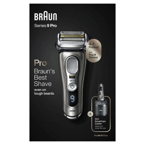 Электробритва Braun Series 9 Pro 9465cc со станцией SmartCare и футляром 15