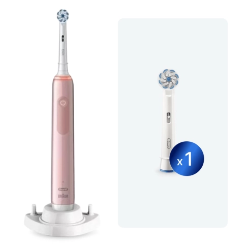 Электрическая зубная щетка Oral-B Pro 3 3400N Sensitive Pink 0 Электрическая зубная щетка Oral-B Pro 3 3400N Sensitive Pink 0
