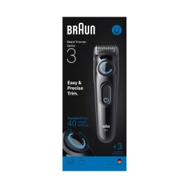 Триммер электрический Braun BEARD BT3520 BLK/BLU BOX CEEMEA