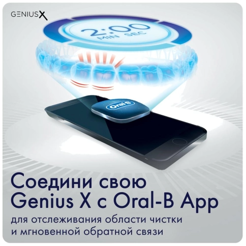 Электрическая зубная щетка Oral-B Genius X 20000 Midnight black 3 Электрическая зубная щетка Oral-B Genius X 20000 Midnight black 3