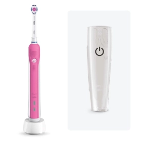 Электрическая зубная щетка Oral-B PRO 750 Pink (Розовая) D16.513.UX + Футляр