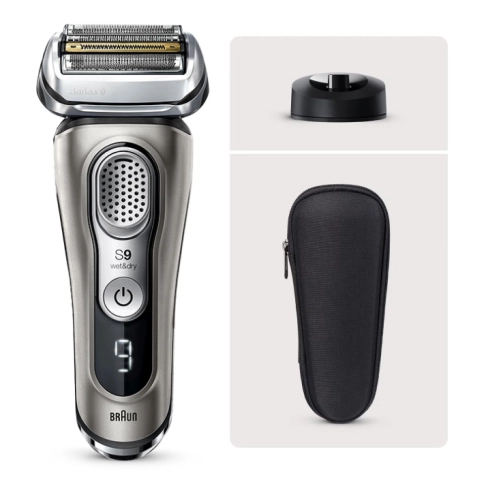 Электробритва Braun Series 9 9325s с зарядной станцией и тканевым футляром 0