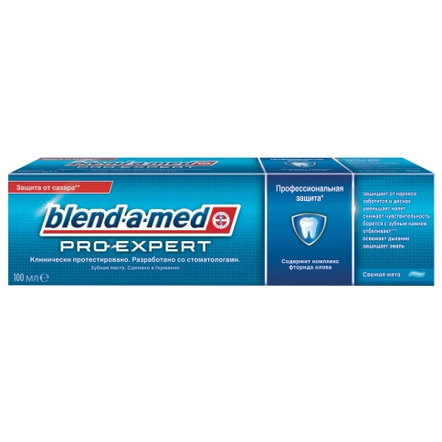 Зубная паста BLEND-A-MED ProExpert профессиональная защита свежая мята 100мл 0