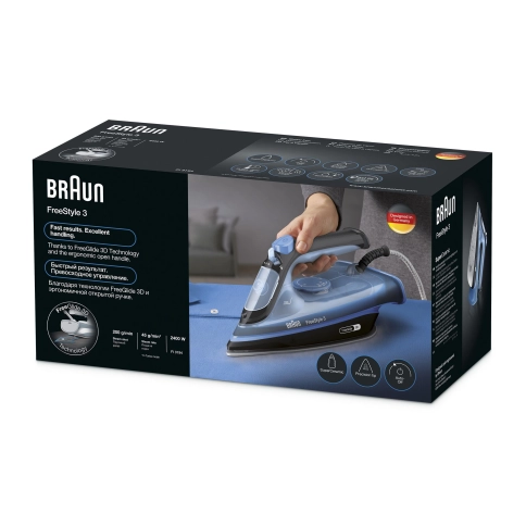 Паровой утюг Braun FreeStyle 3 FI 3194BK 5