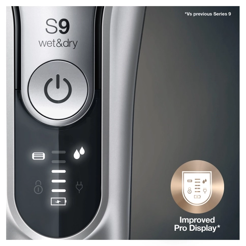 Электробритва Braun Series 9 9390cc со станцией Clean&Charge с функцией сушки и кожаным футляром 2 Электробритва Braun Series 9 9390cc со станцией Clean&Charge с функцией сушки и кожаным футляром 2