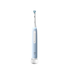 Электрическая зубная щетка Oral-B iO 3 Ice Blue с дополнительной насадкой Ultimate Clean (4 шт)