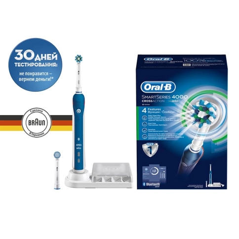 Электрическая зубная щетка Oral-B PRO 4000 SmartSeries D21.525.3M 2