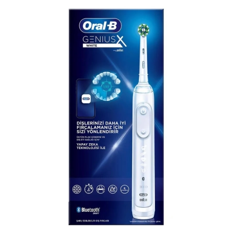 Электрическая зубная щетка Oral-B Genius X 20000 White 14
