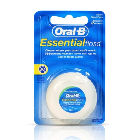 Зубная нить Oral-B Essential floss мятная 50м 0