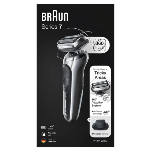 Электробритва Braun Series 7 70-S1200s Black/Silver 5