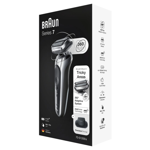 Электробритва Braun Series 7 70-S1200s Black/Silver 6