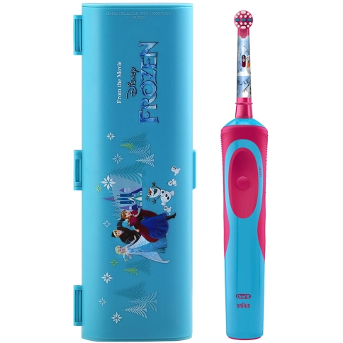 Детская электрическая зубная щетка Oral-B Stages Power Frozen Kids D12.513 + чехол 0