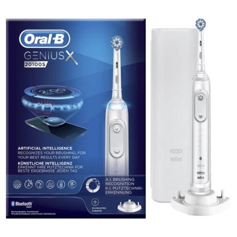 Электрическая зубная щетка Oral-B Genius X 20100S White 1