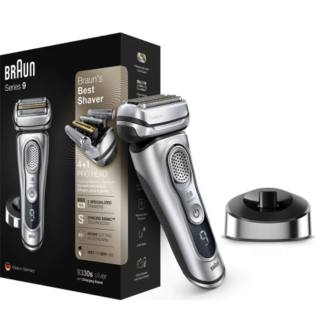 Электробритва Braun Series 9 9330s с зарядной станцией и тканевым футляром 8