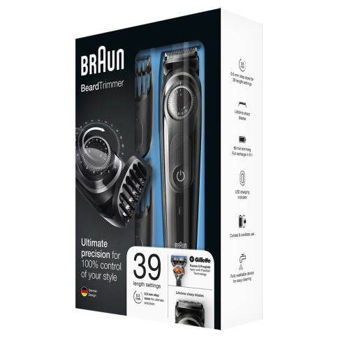 Триммер для бороды Braun BT3042 + Бритва Gillette 8