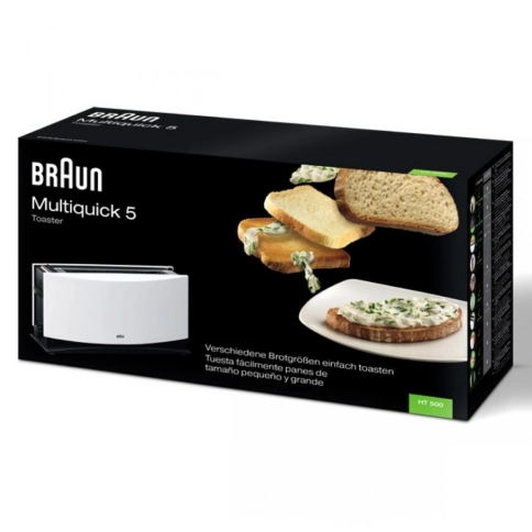 Тостер Braun MultiToast HT500WH белый 2 Тостер Braun MultiToast HT500WH белый 2