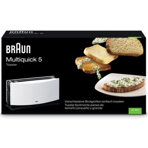 Тостер Braun MultiToast HT500WH белый 1 Тостер Braun MultiToast HT500WH белый 1