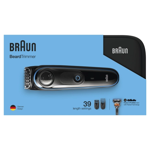 Триммер для бороды Braun BT3940TS + Бритва Gillette 7