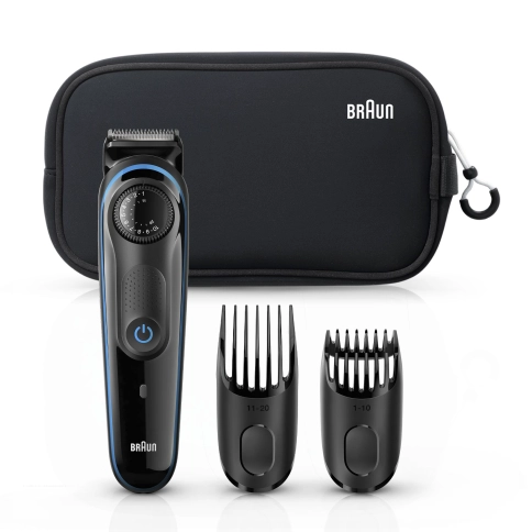Триммер для бороды Braun BT3940TS + Бритва Gillette 6