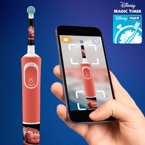 Детская электрическая зубная щеткаOral-B Vitality Kids Тачки 8