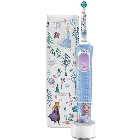 Детская электрическая зубная щеткаOral-B Vitality Pro Kids Холодное сердце с футляром 2