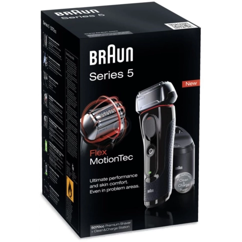 Электробритва Braun Series 5 5070cc со станцией Clean&Charge 4
