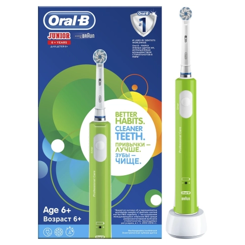 Детская электрическая зубная щетка Oral-B Pro 400 Junior Sensi Ultrathin D 16.513.1 5