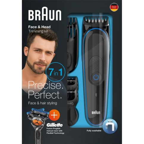 Триммер универсальный Braun MGK3045, 7-в-1 + Бритва Gillette 3